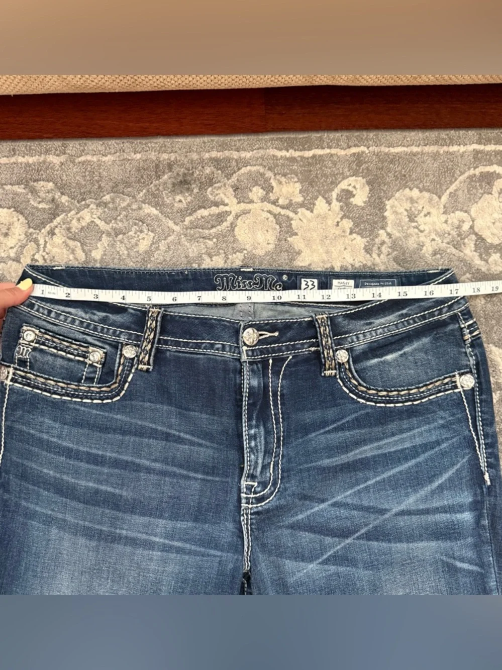 Miss Me Hailey Skinny Jeans Size 33 Style M5012S50 - Picture 8 of 10